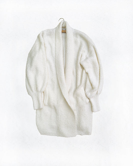 Slouchy Balloon Sleeve Cardigan (M/L)