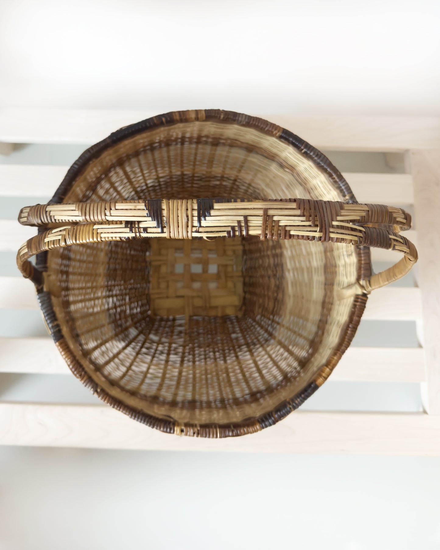 Handmade Woven Gathering Basket