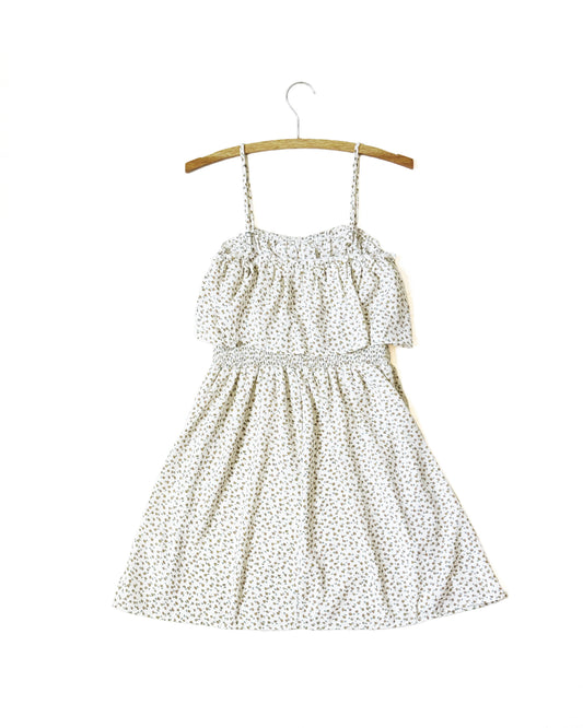 Floral Print Ruffle Sundress (M)