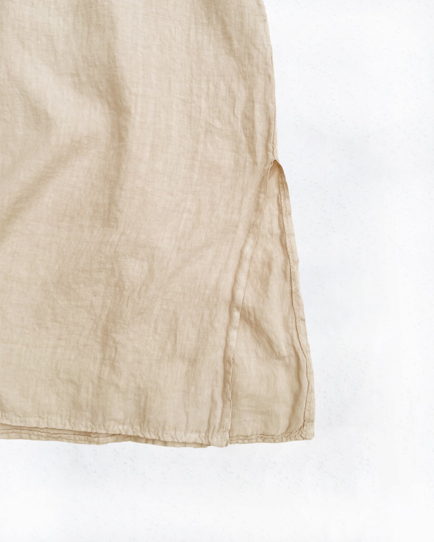 Linen Midi Dress (L)