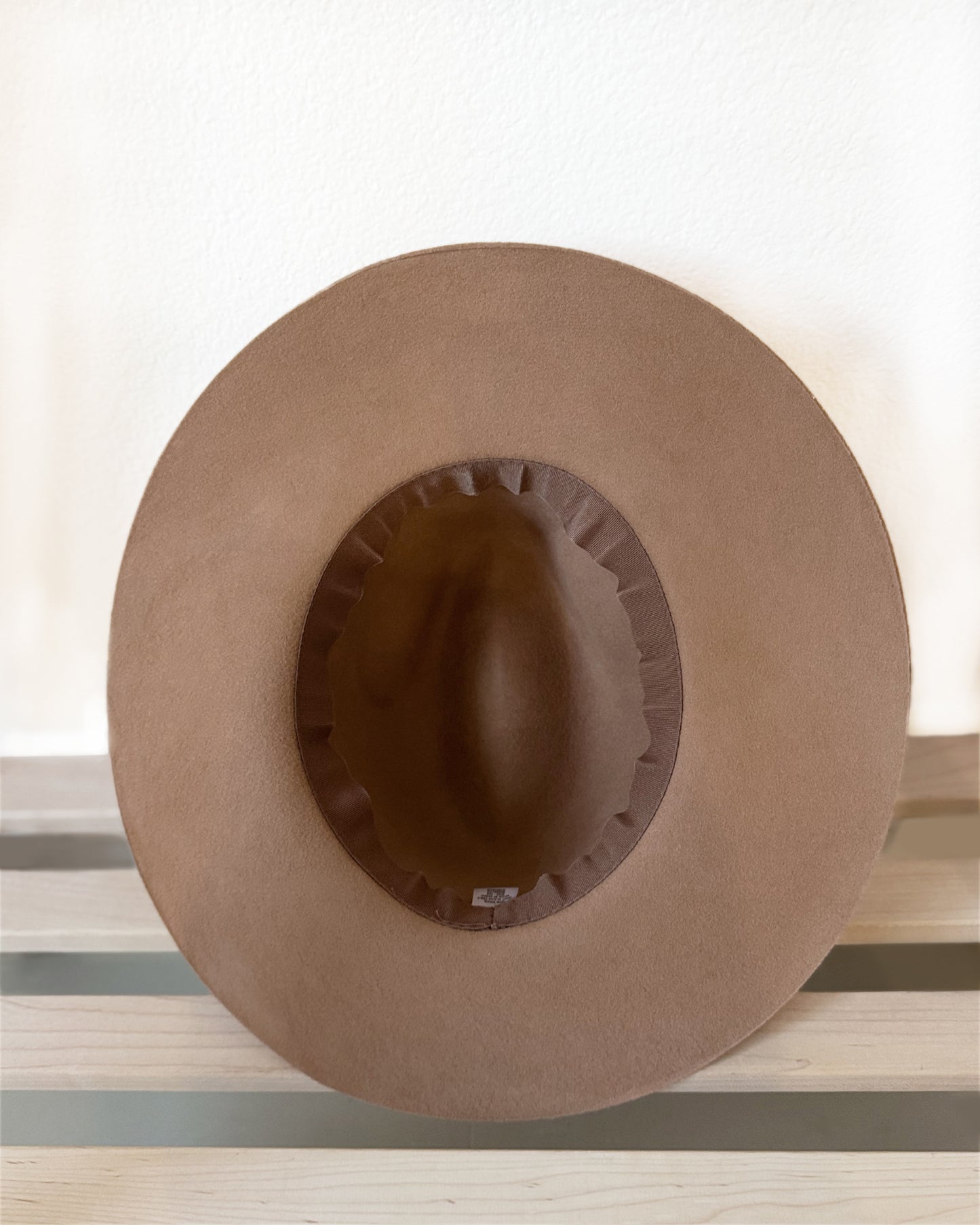 Wool Wide-Brim Fedora Hat (One-Size)