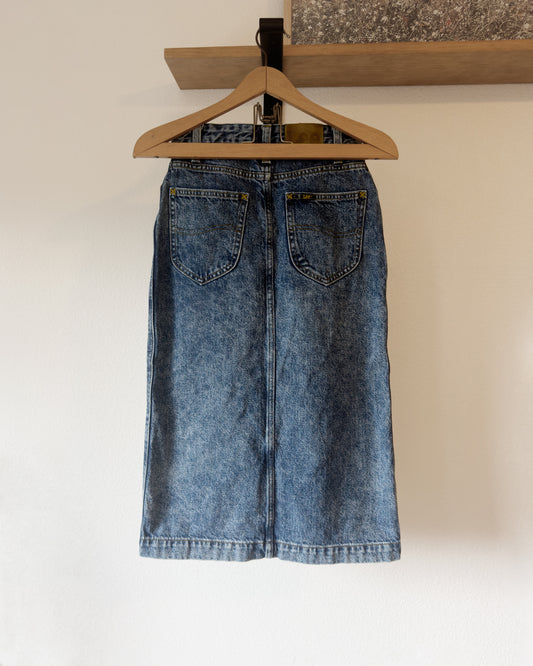 Lee Vintage Modern High-Rise Midi Denim Skirt (25)
