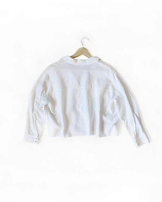 Cropped Button Top