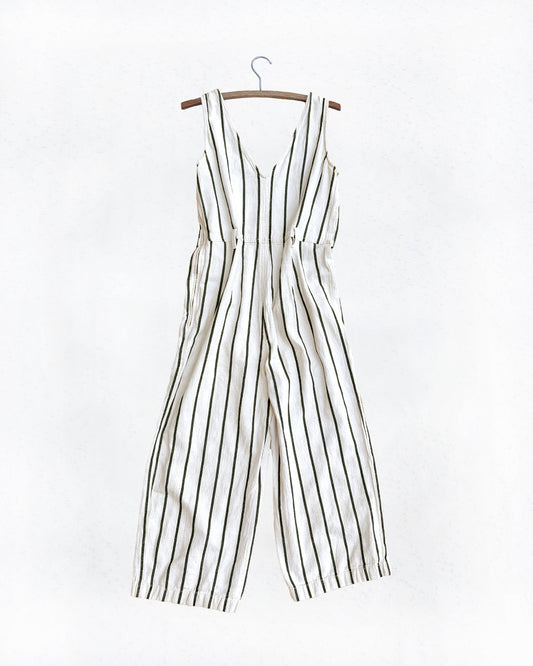 Madewell Striped Pull-On Jumpsuit (S)
