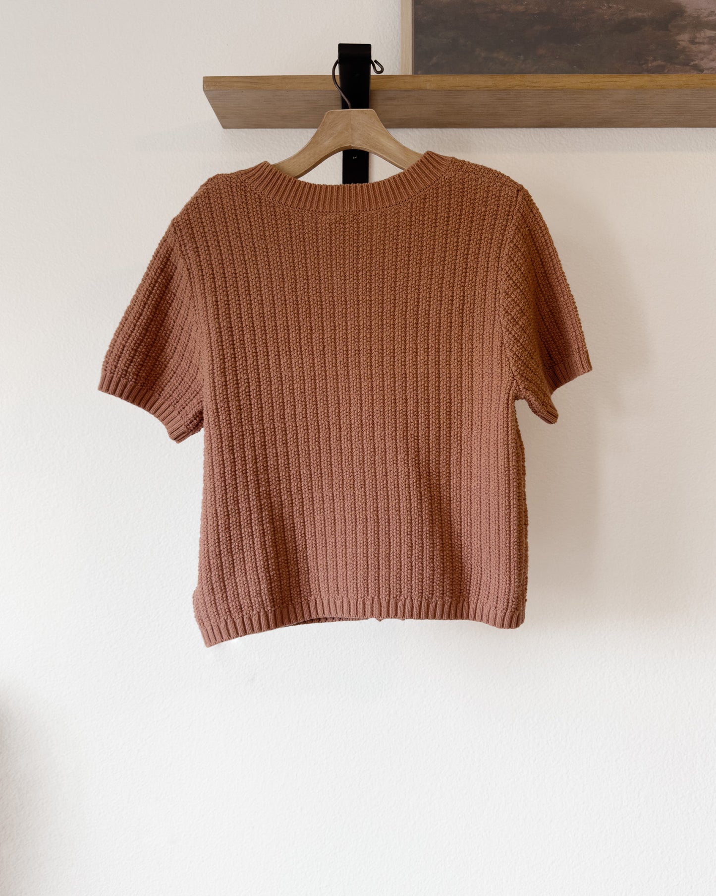NEW Terracotta Short Sleeve Sweater (M)