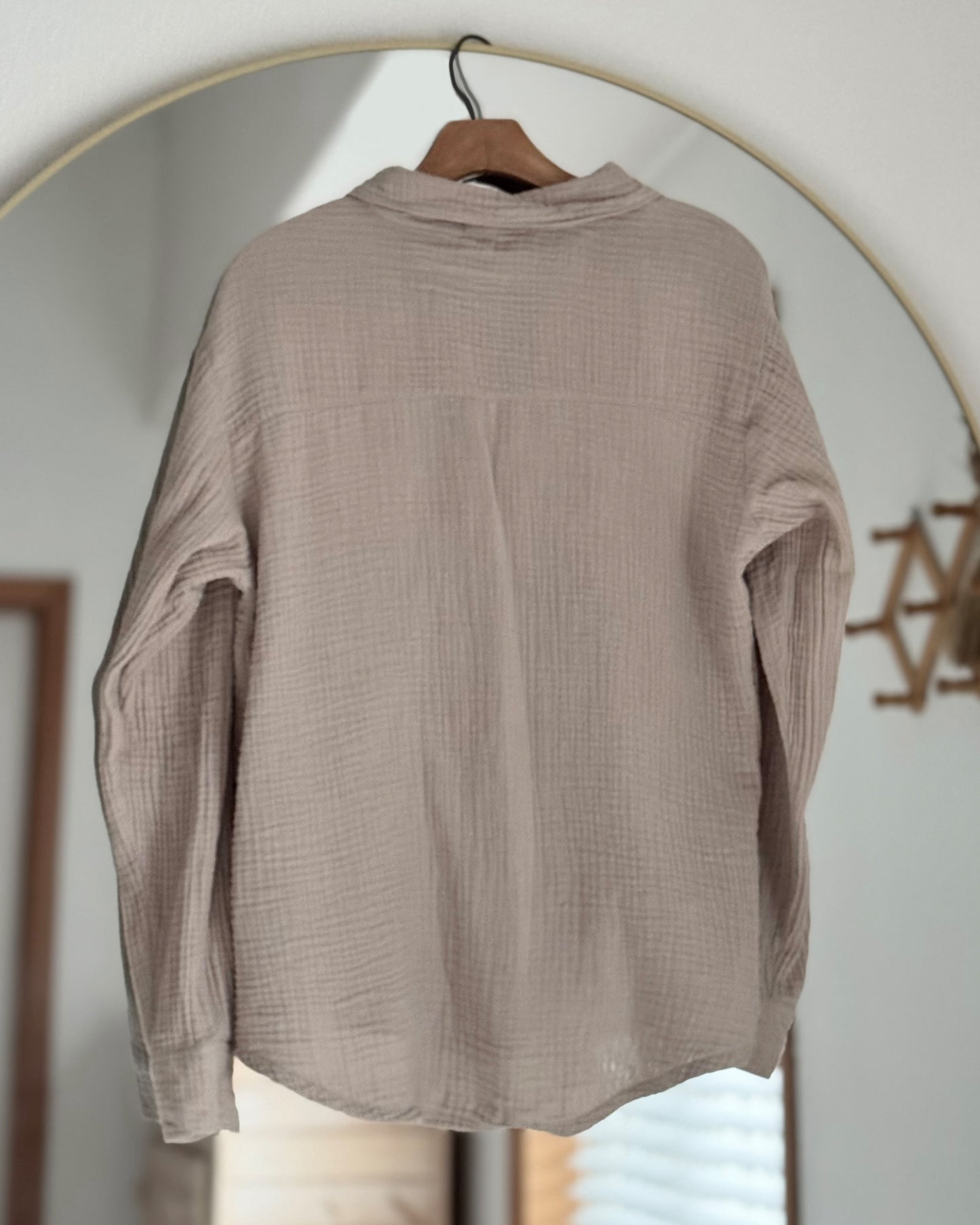 Gauze Button Top (M)