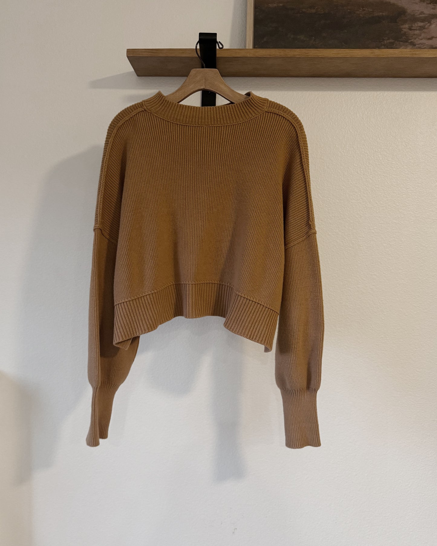 Free People Easy Street Crop Pullover (S)