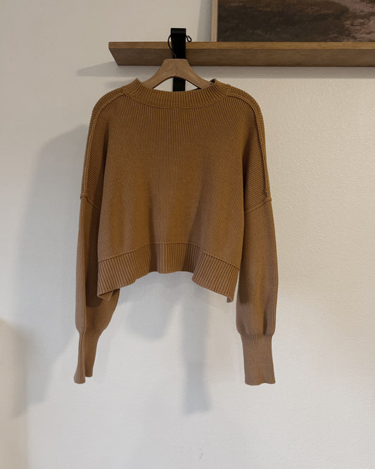 Free People Easy Street Crop Pullover (S)