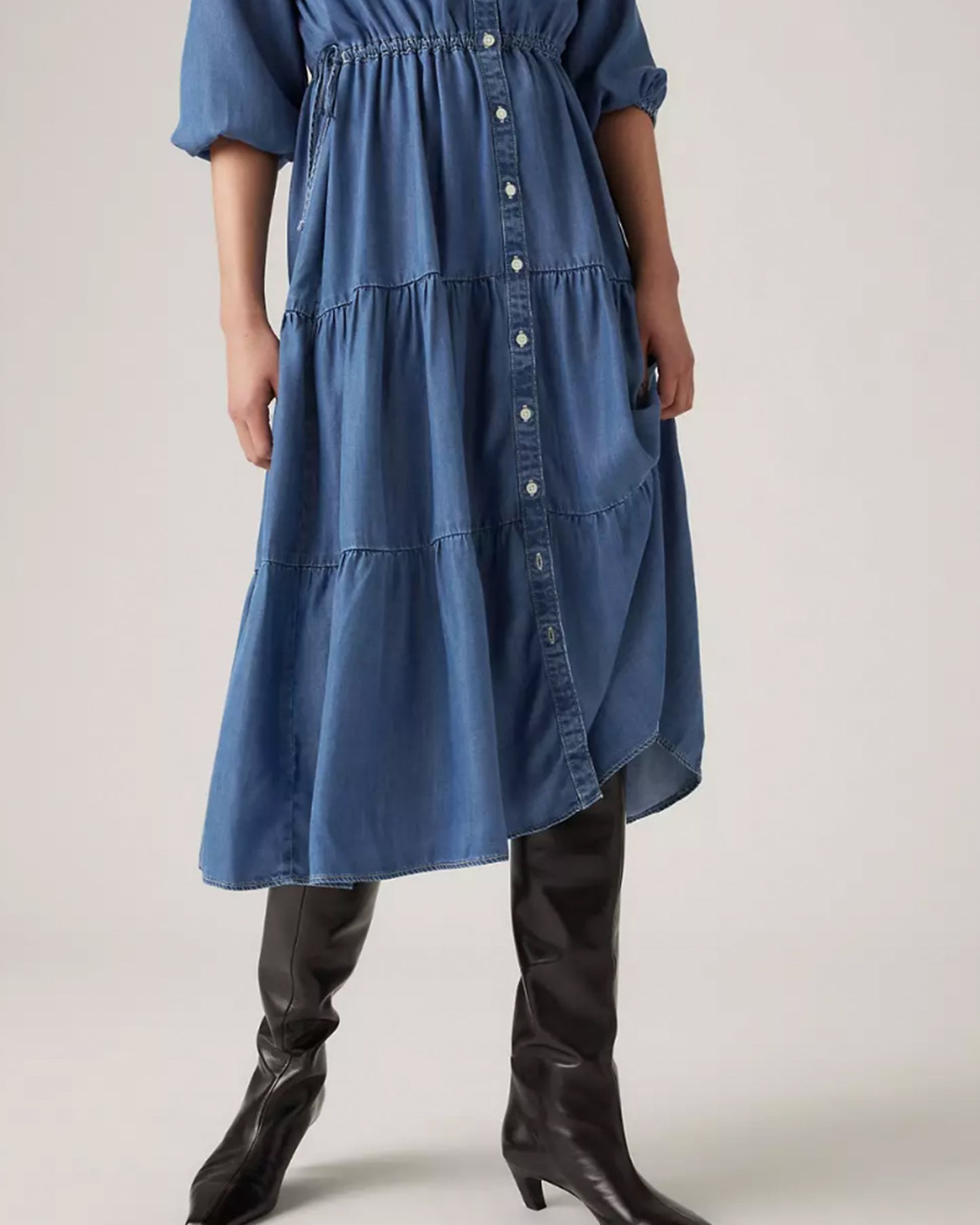 Levi's Denim Midi Dress (XS-Medium)