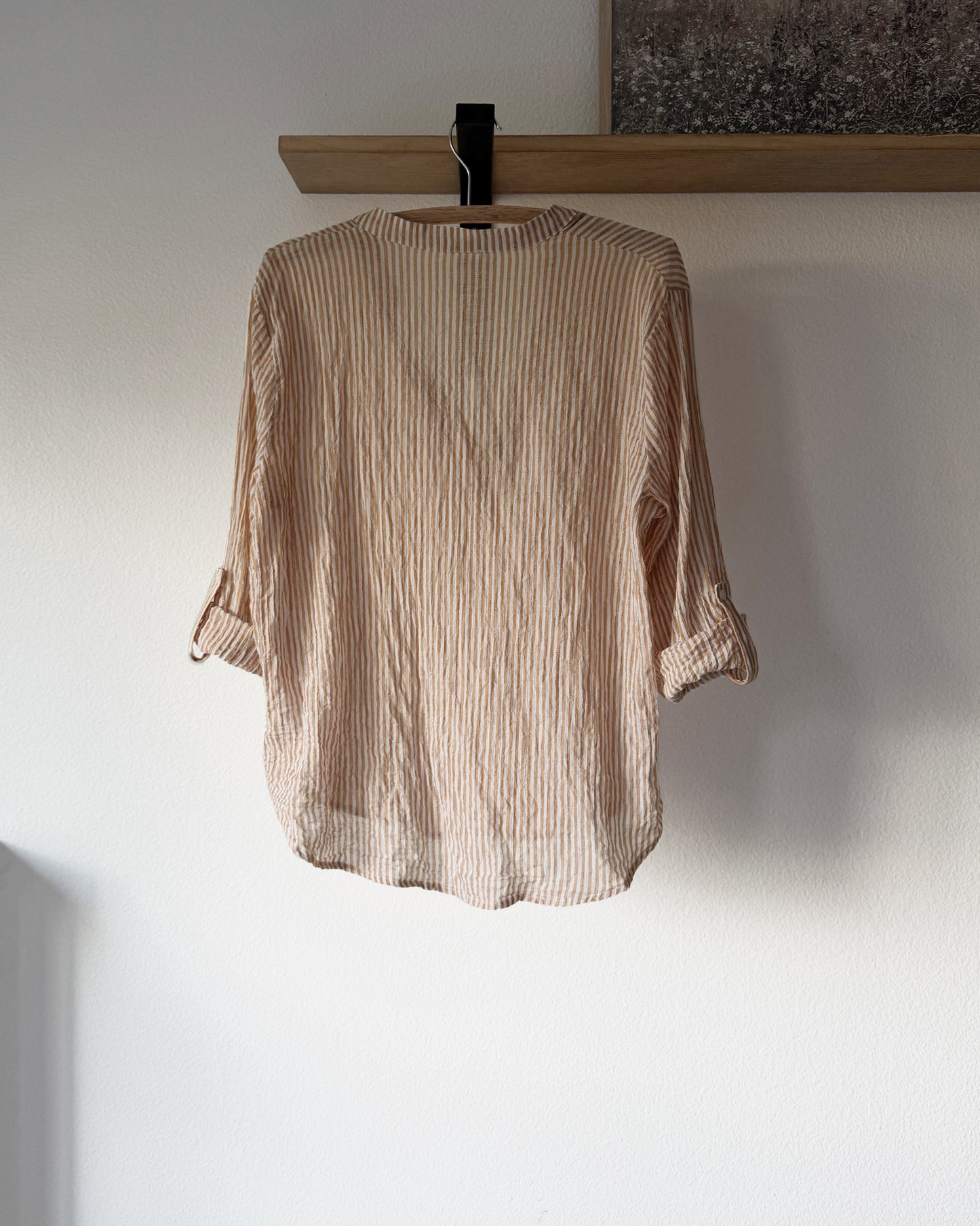 Striped Cotton Blouse (L)