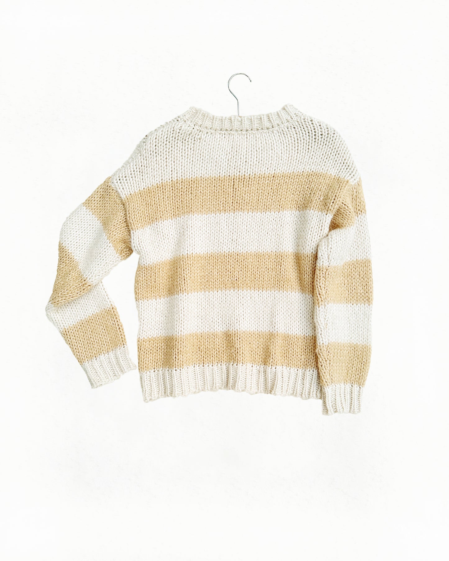 Chunky Stripe Knitted Sweater (M)