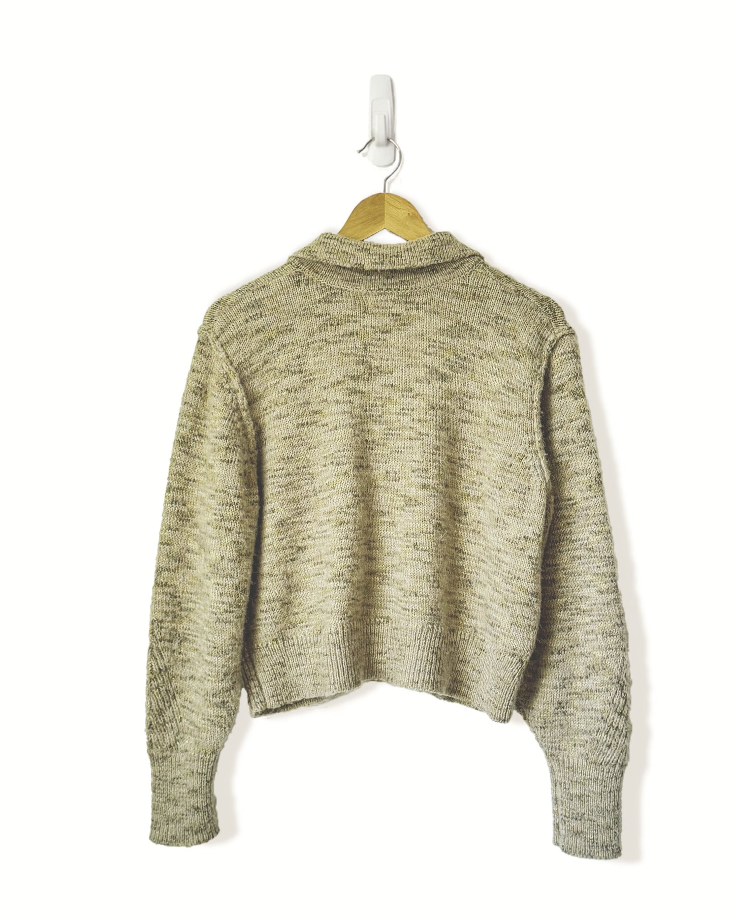 Collared Cardigan Sweater (L)