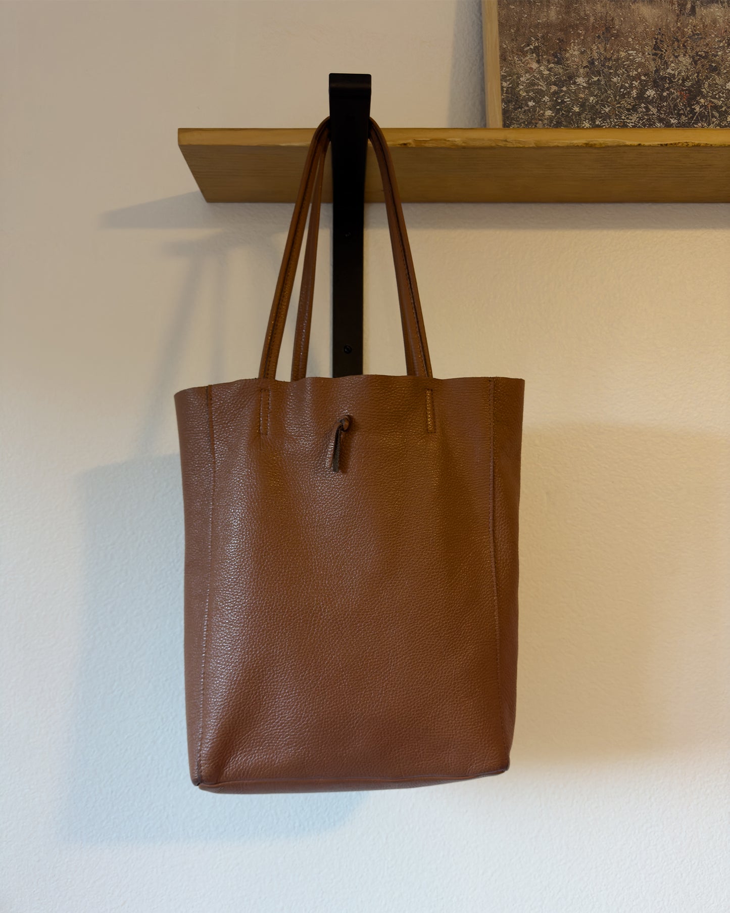 Italian Leather Tote | Purse (14.5” x 11.5” x 5”)