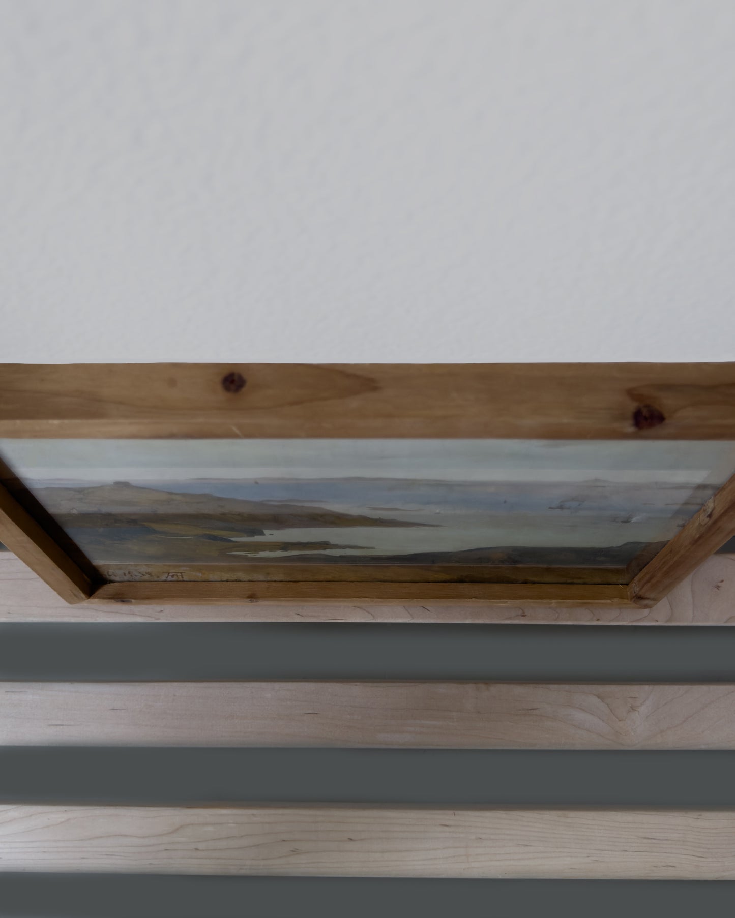 Framed Coastal Scene Print