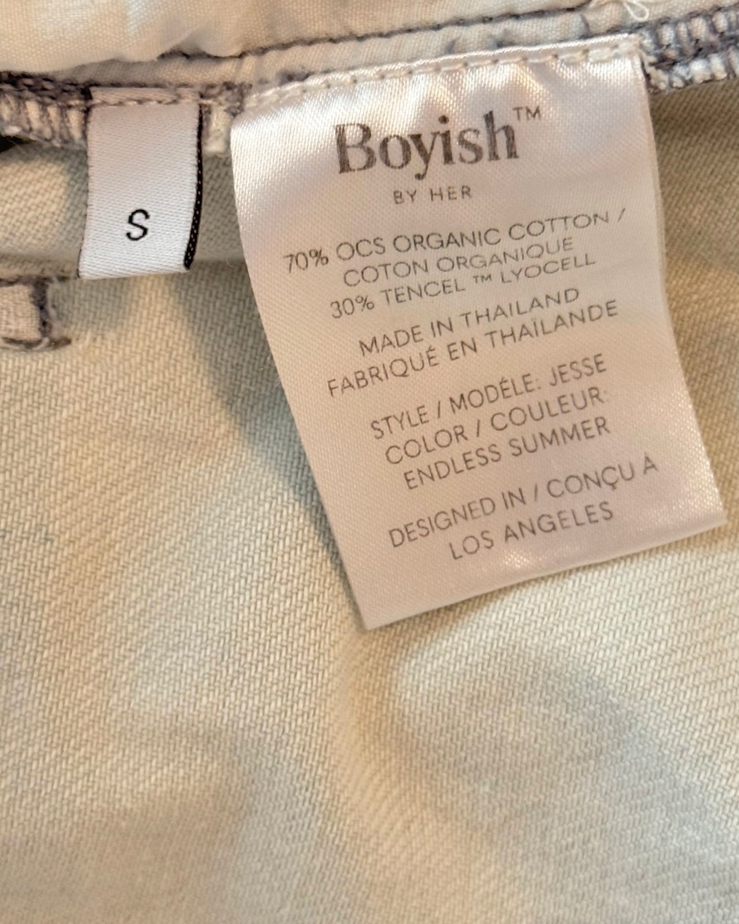 Organic Cotton Boyish “The Jesse” Jumpsuit (S)