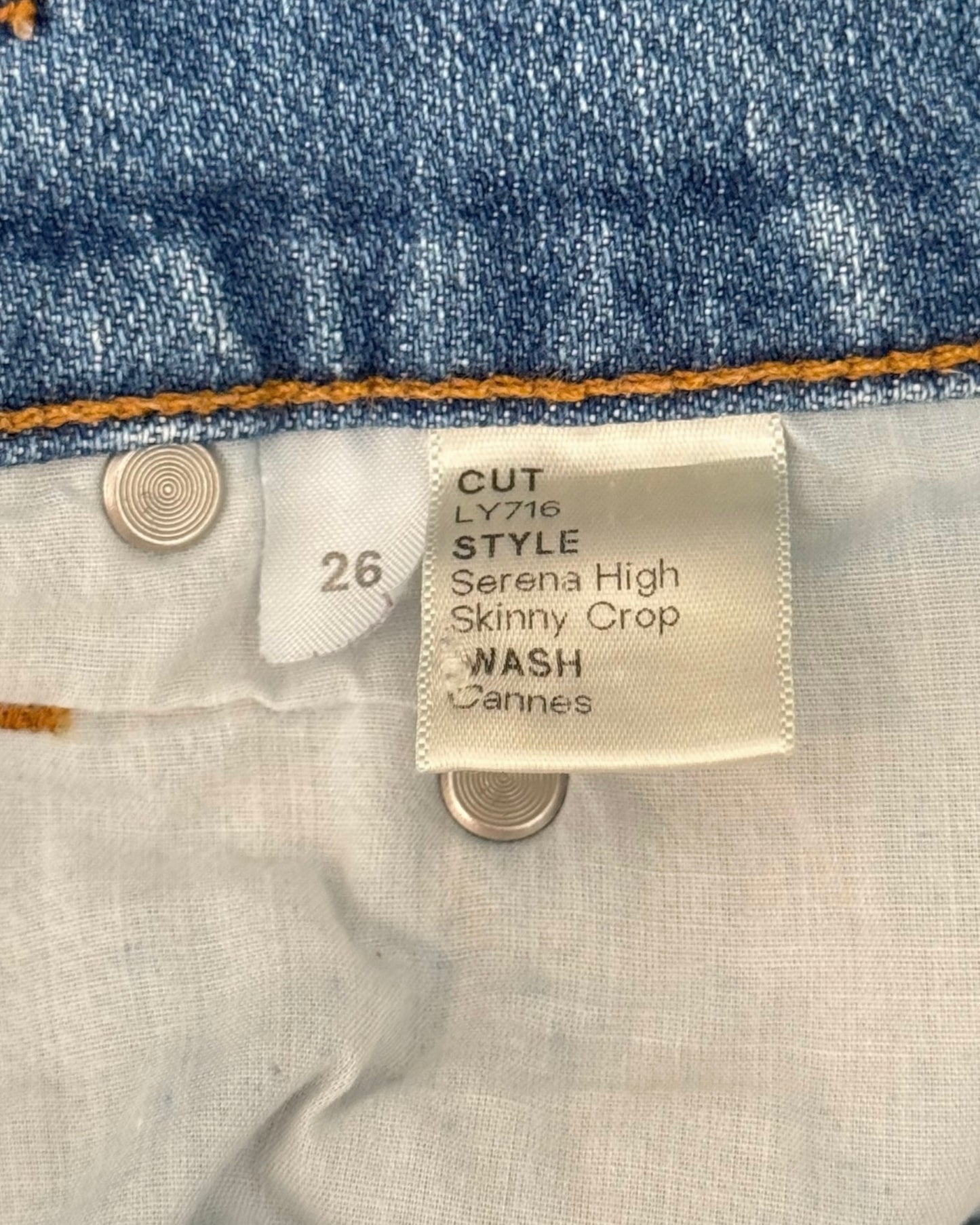 Reformation Serena High Skinny Cut-Off Shorts (26)