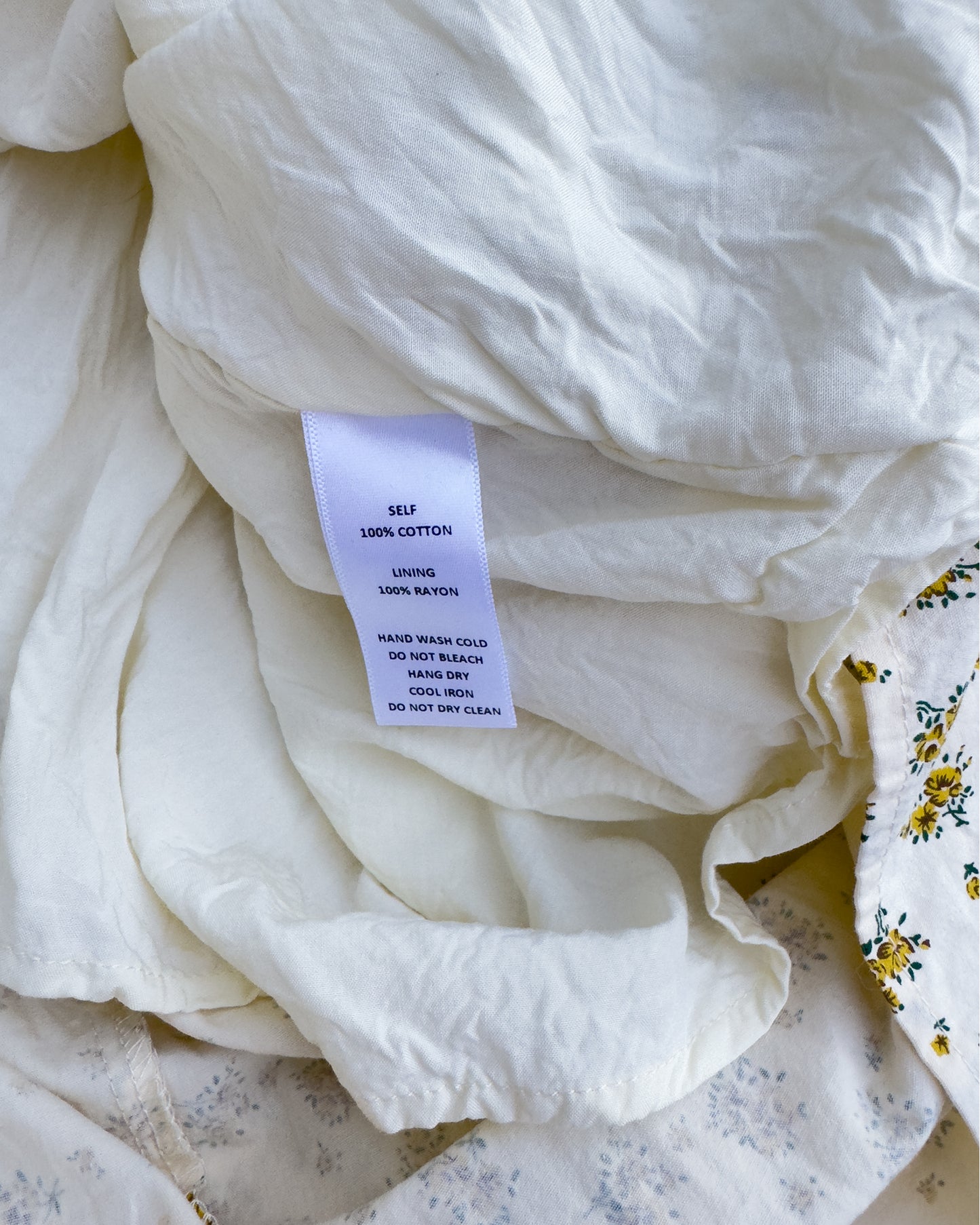 Puff Sleeve Cotton Maxi Dress (L)