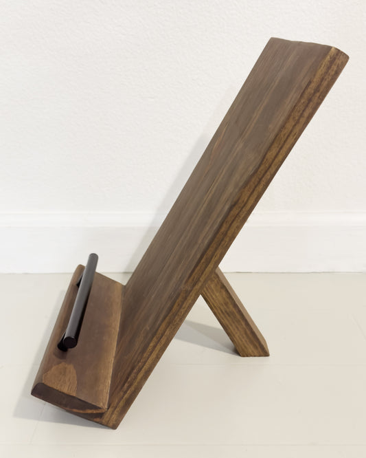 Wooden Cookbook/Book Stand (14” x 9.5”)