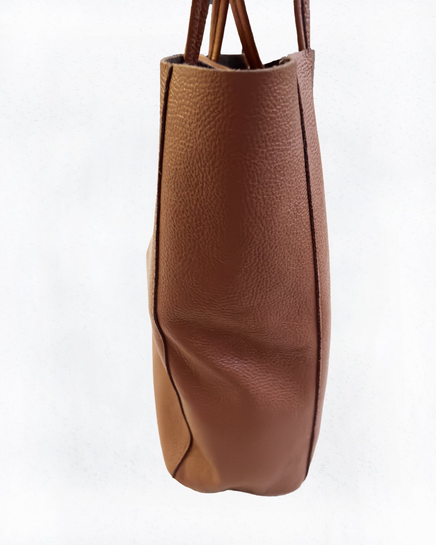 Italian Leather Tote | Purse (14.5” x 11.5” x 5”)