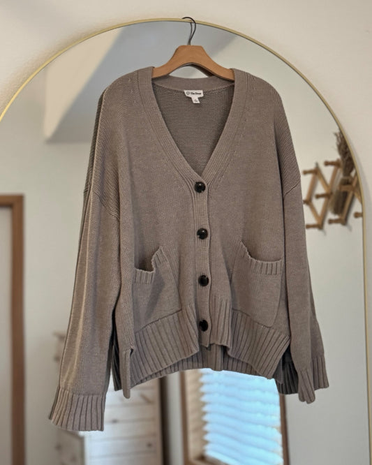 Chunky Oversized Cardigan Sweater (XL)