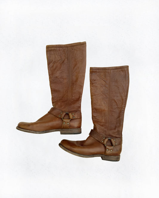 Frye Leather Harness Riding Boots (6.5)