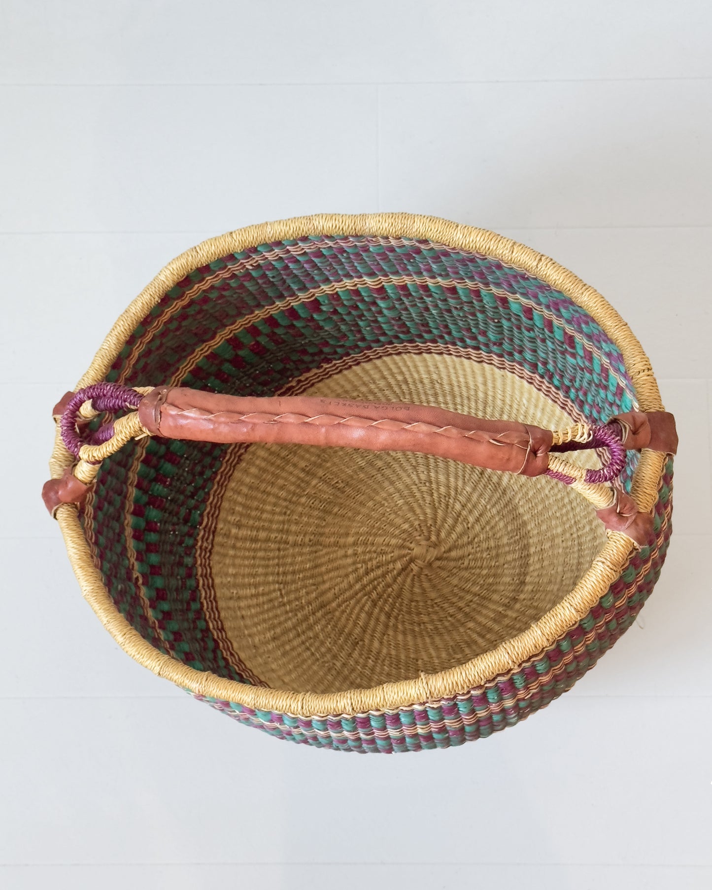 Woven Bolga Basket from Ghana (Large)