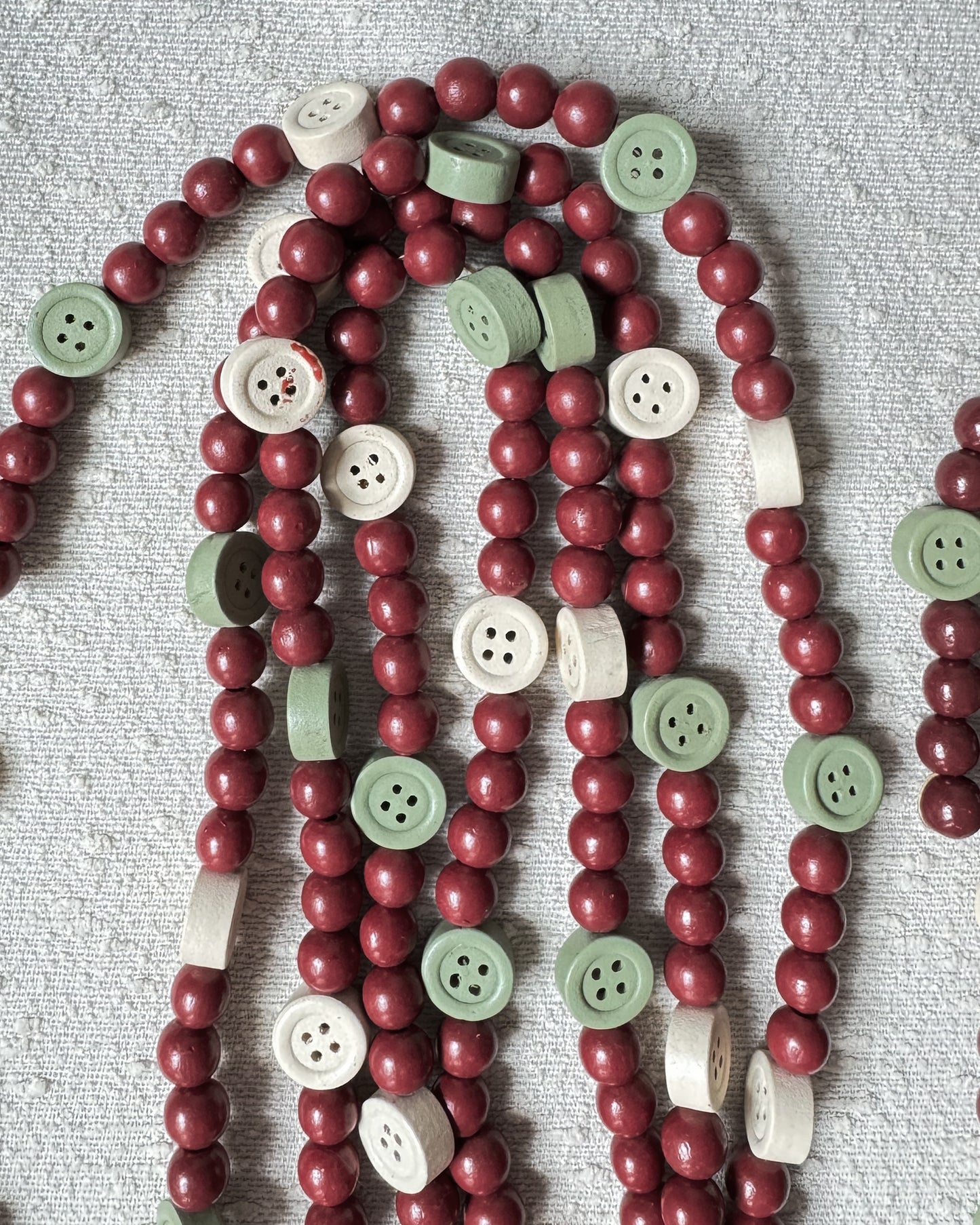 Wooden Christmas Garlands (Set of 3)