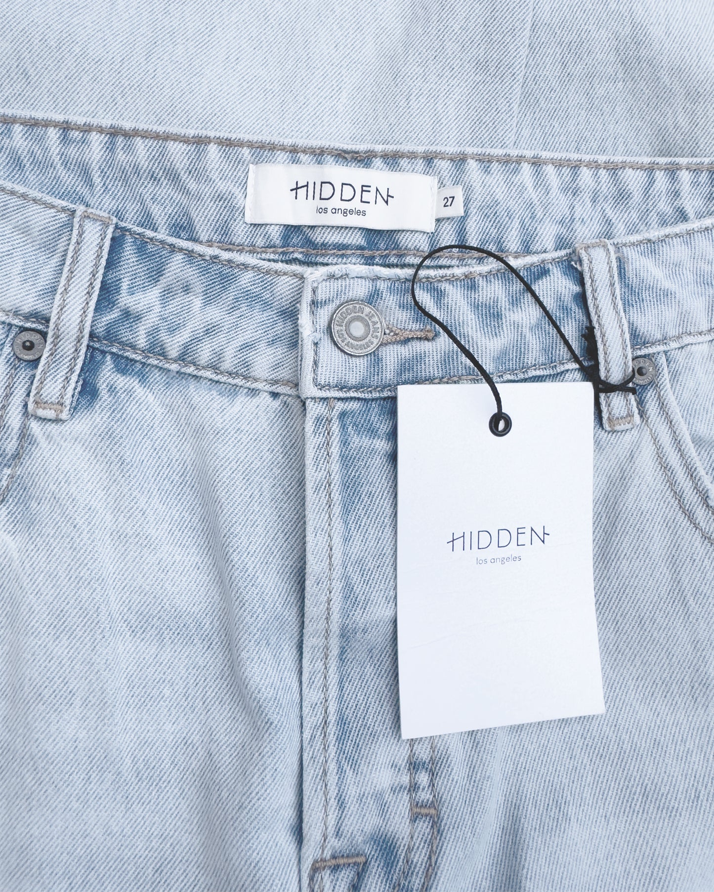 Hidden Sammie Light Wash Crop Barrel Jeans (Oversized 27/28)