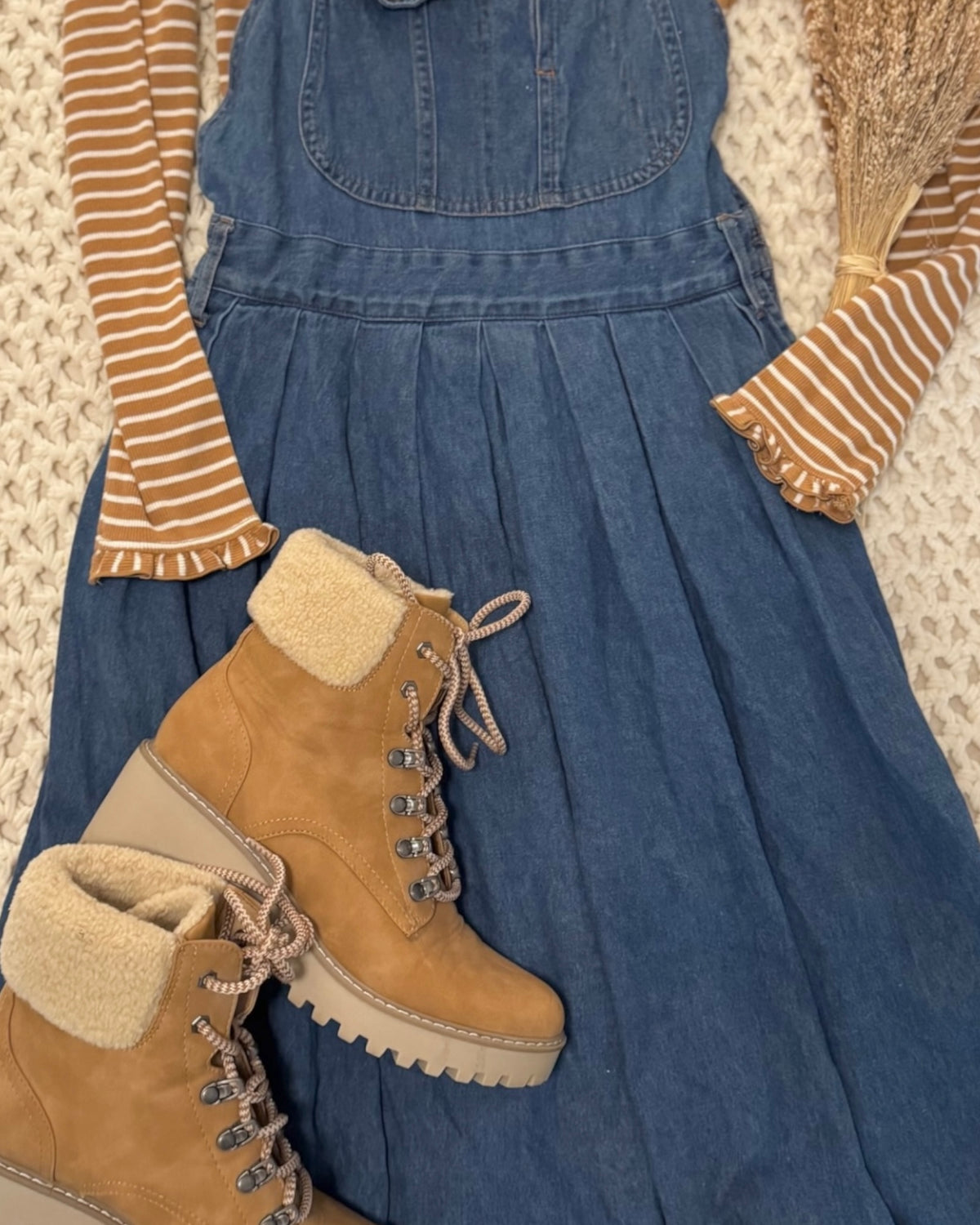 Vintage Guess Jeans Blue Denim Overall Dress (S)