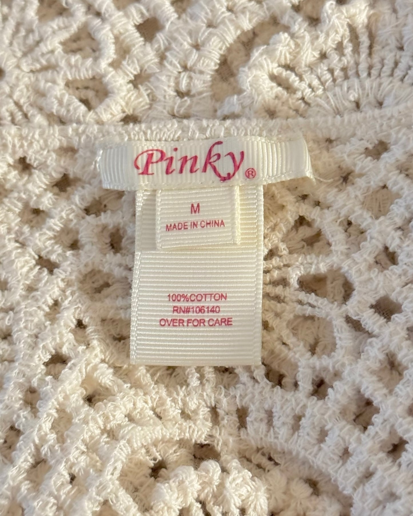 Crocheted Tank Top (M)