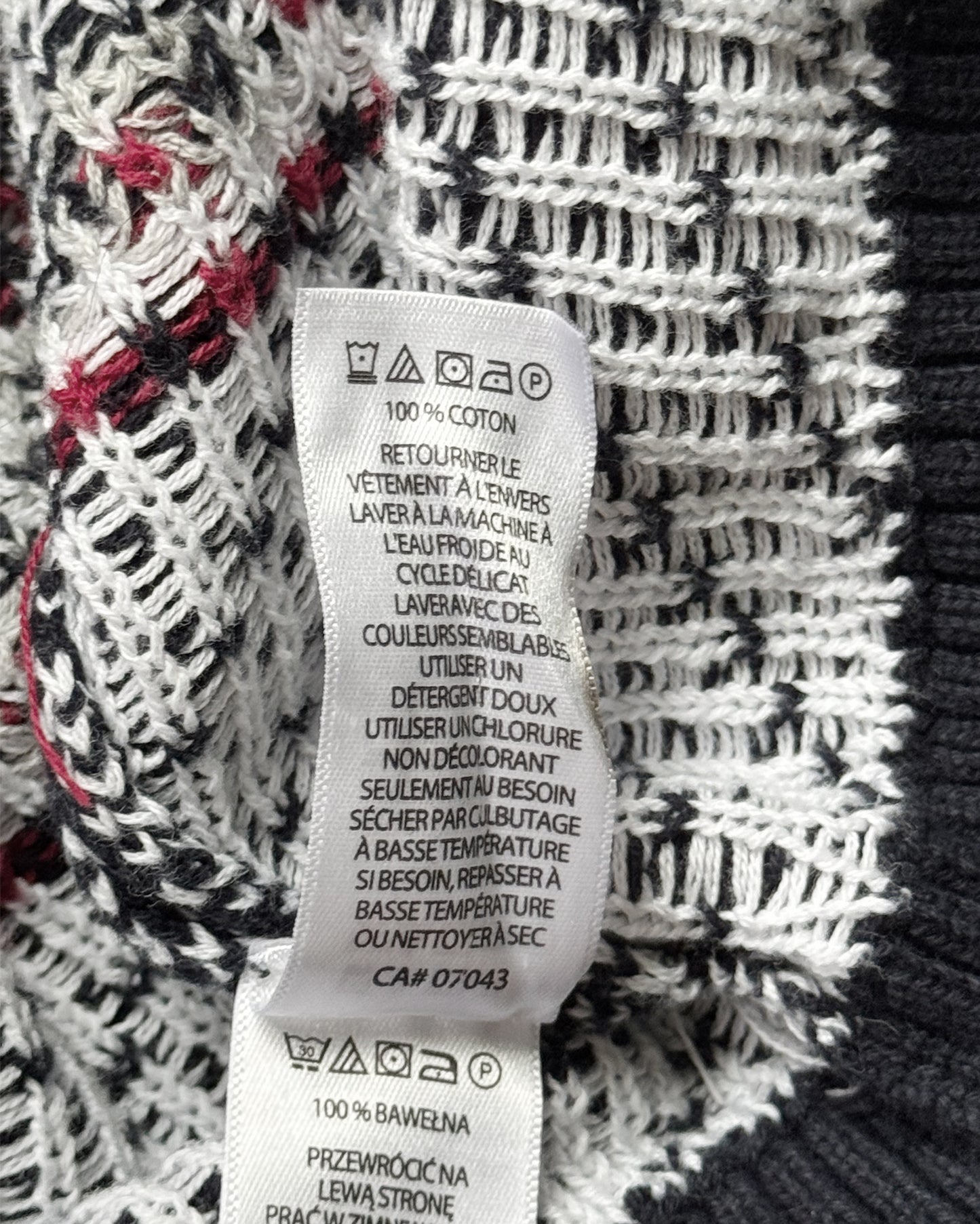 Aspen Polar Bear Fair Isle Sweater (M)