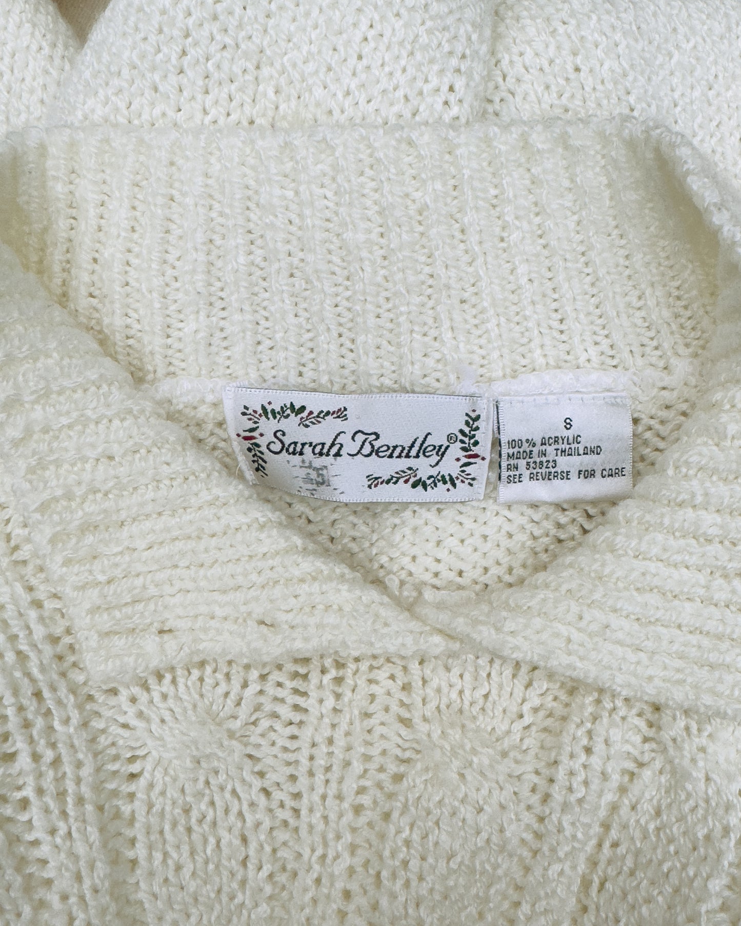 Vintage Cable Knit Sweater