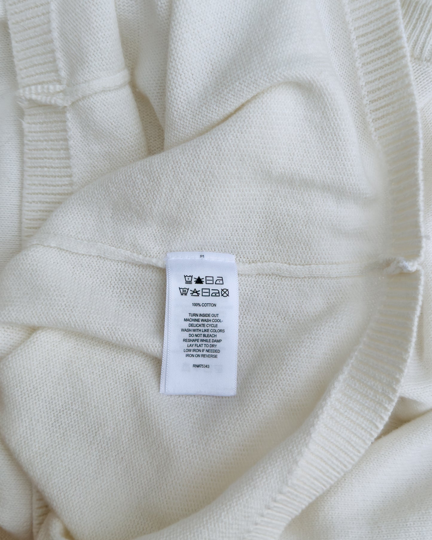 Crop Short-Sleeve Sweater (L)