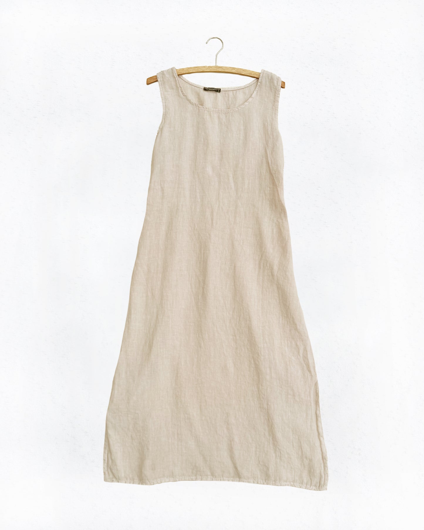 Linen Midi Dress (L)