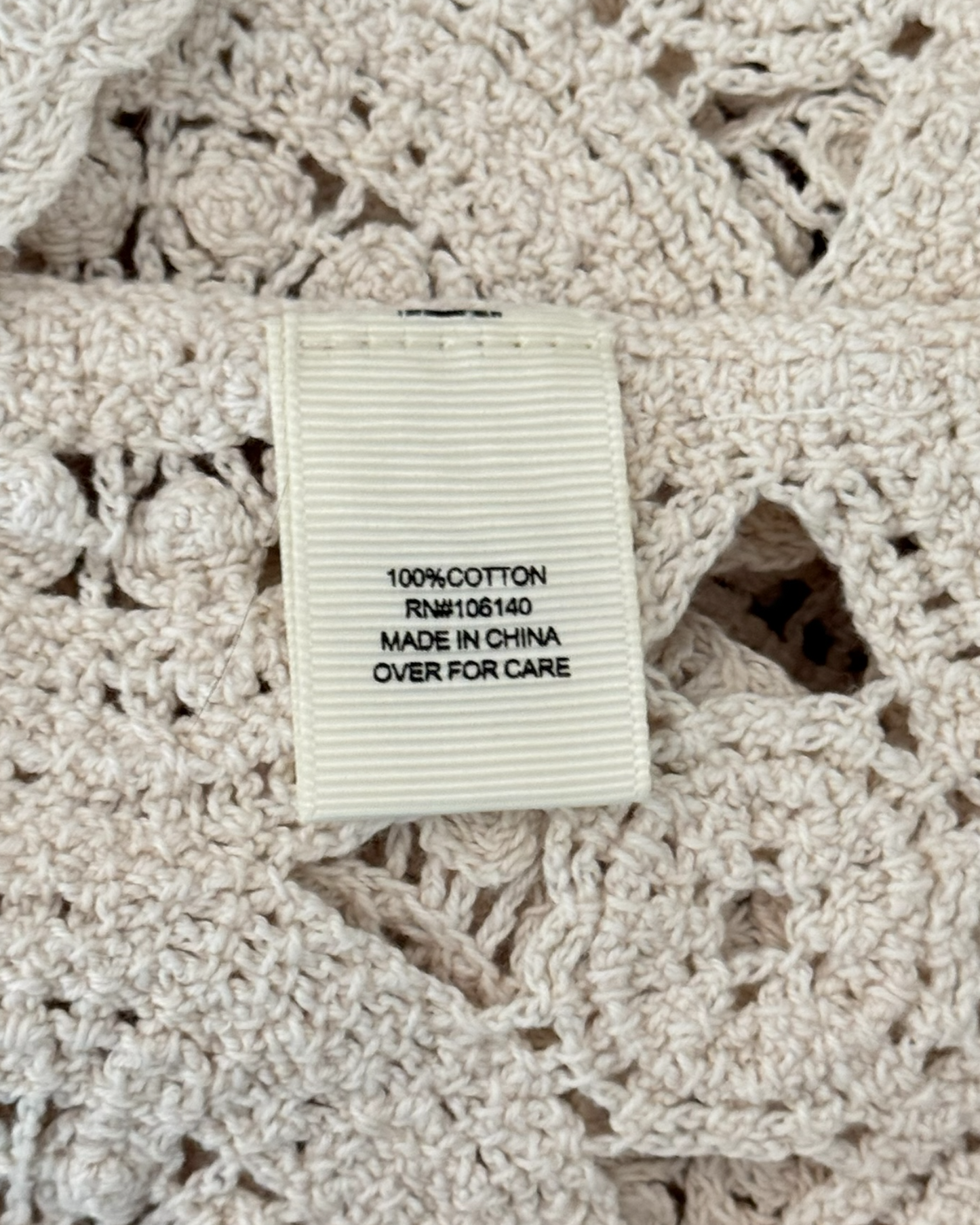 Crocheted Top (L)