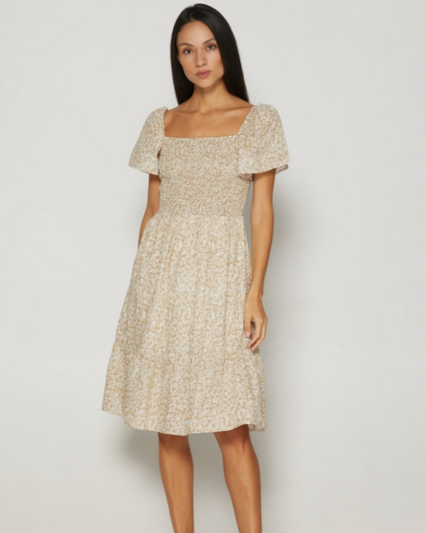 Gap Smocked Squareneck Dress (S)
