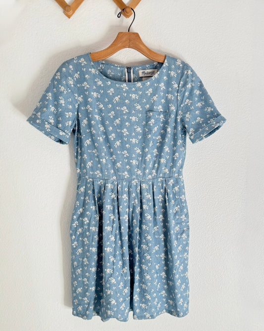 Madewell Cotton Floral Songbird Dress (2)