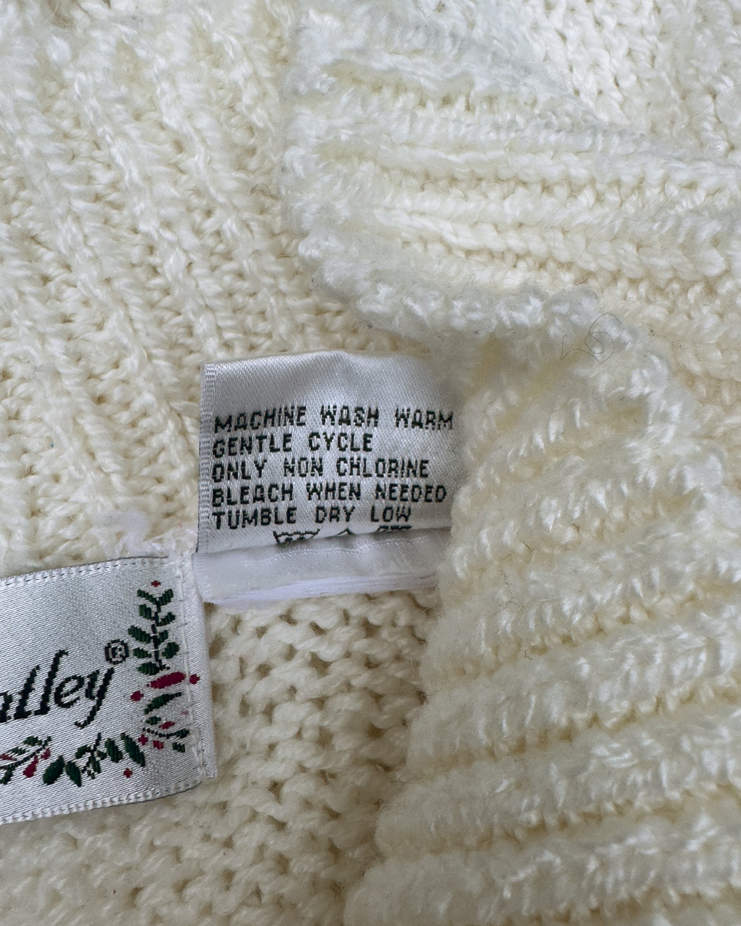 Vintage Cable Knit Sweater