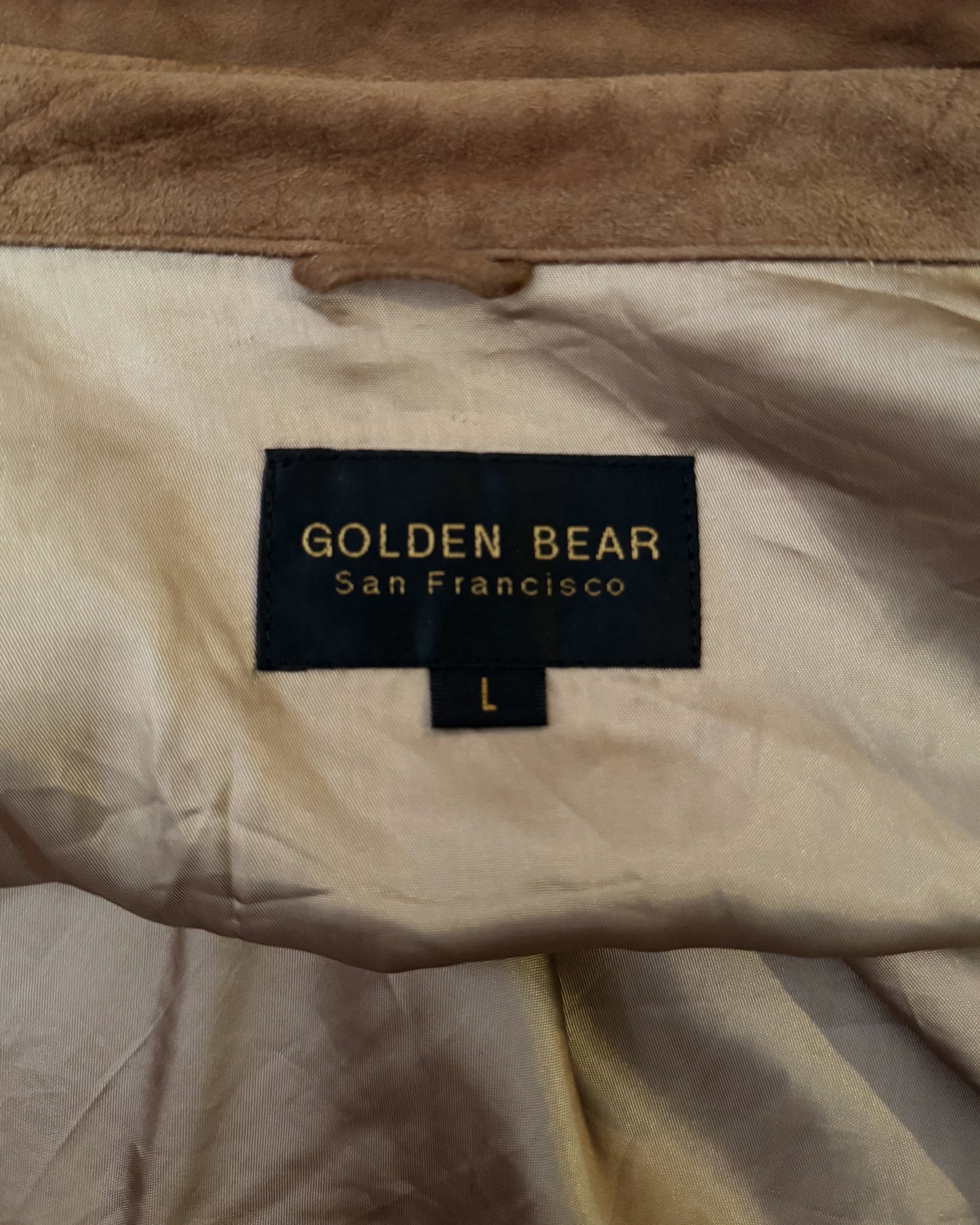 Vintage Golden Bear Leather Jacket (L)