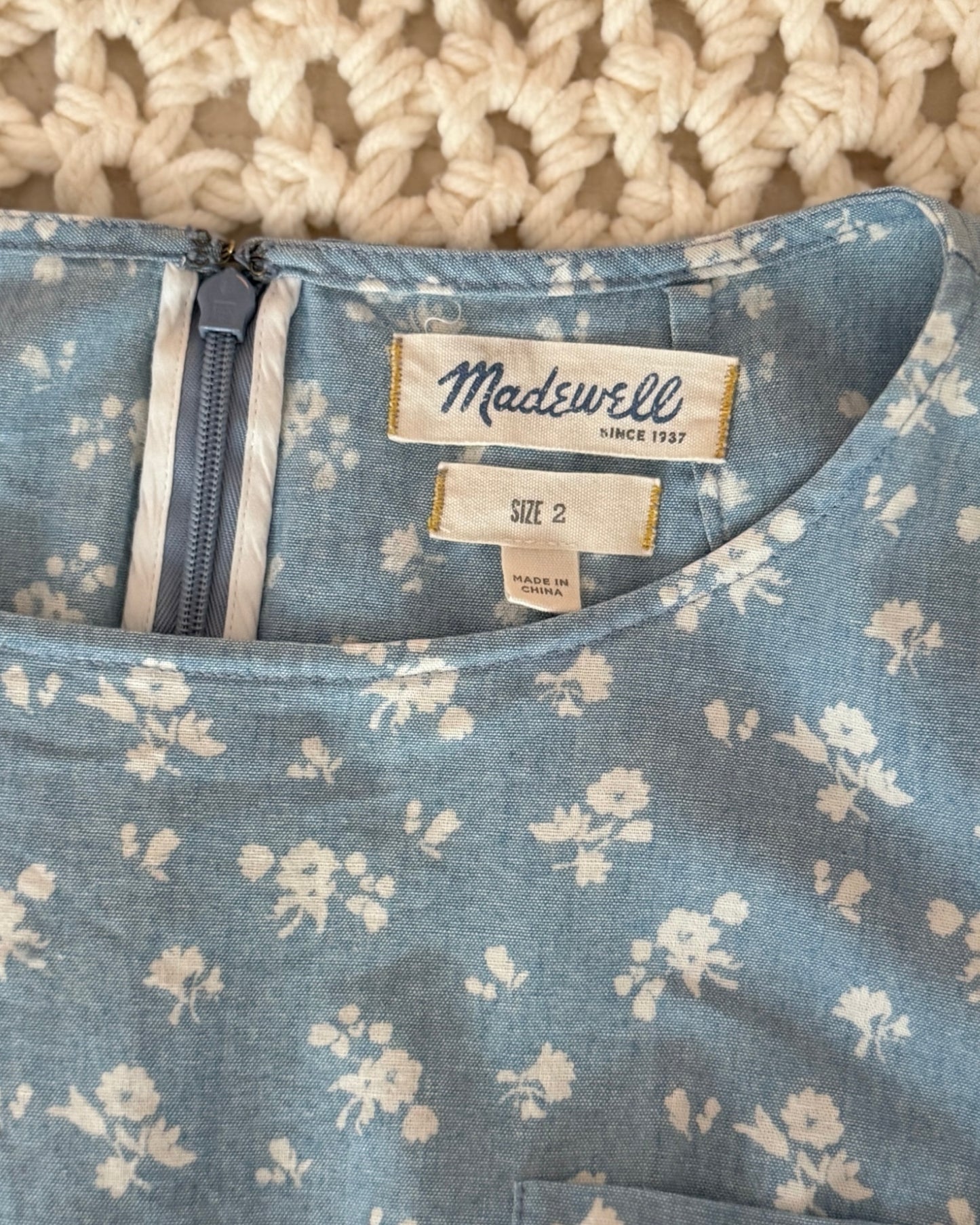 Madewell Cotton Floral Songbird Dress (2)