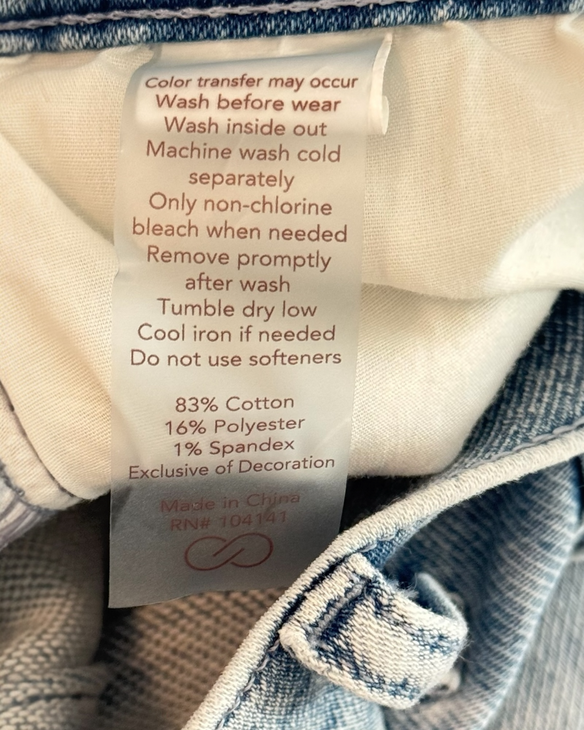 CALIA Denim Barrel Jeans (25R)