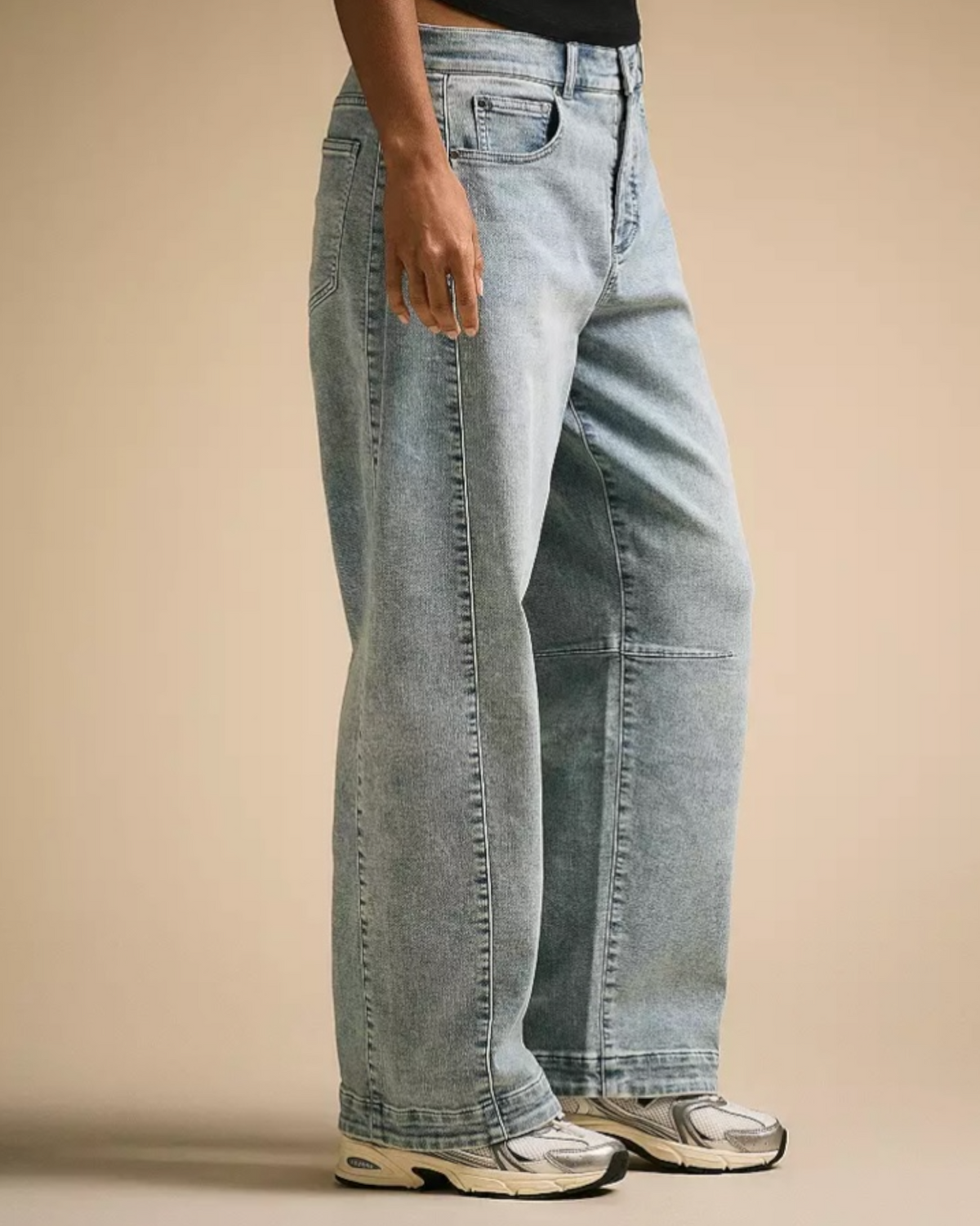 CALIA Denim Barrel Jeans (25R)