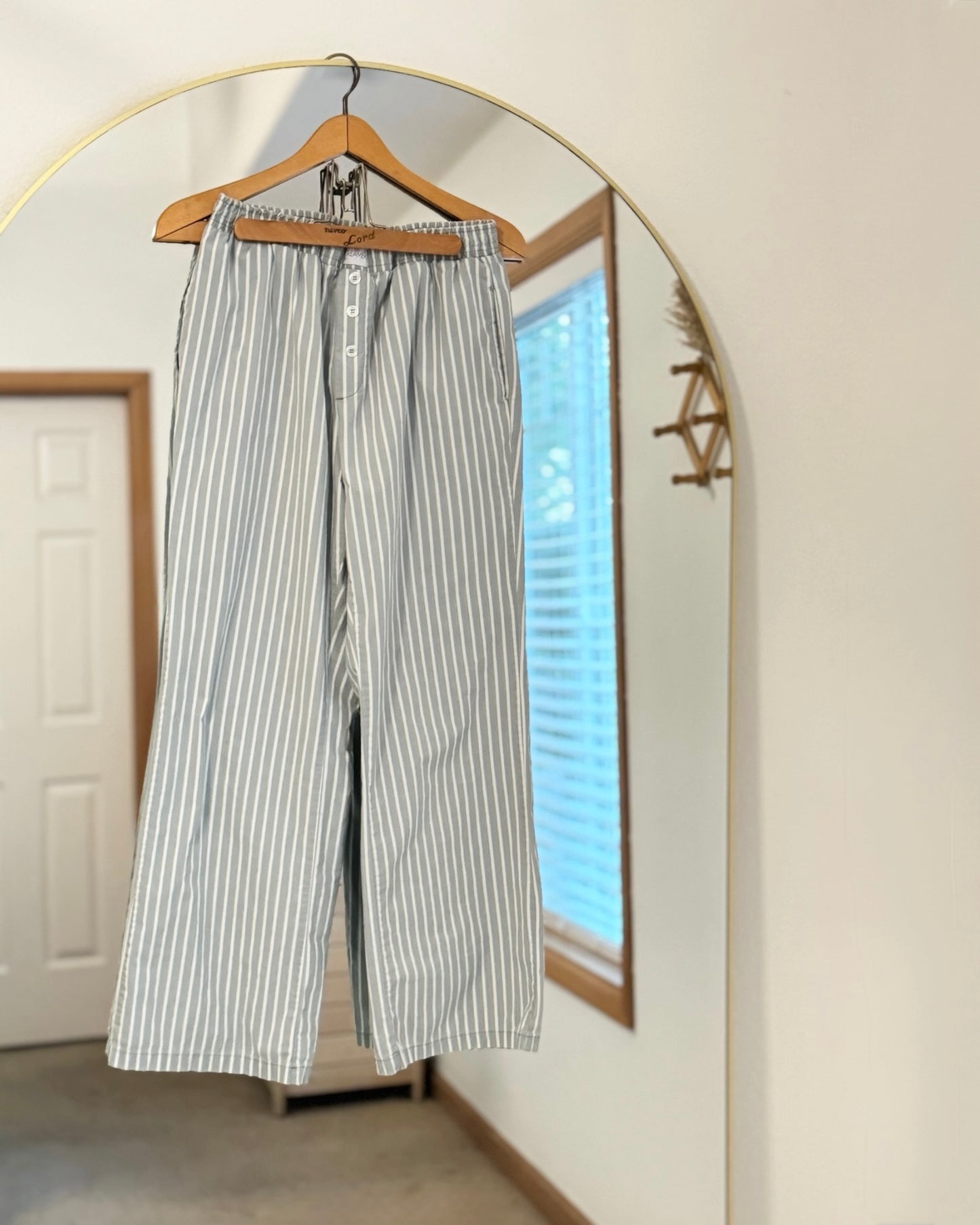 Striped Boxer Lounge Pants (Medium)