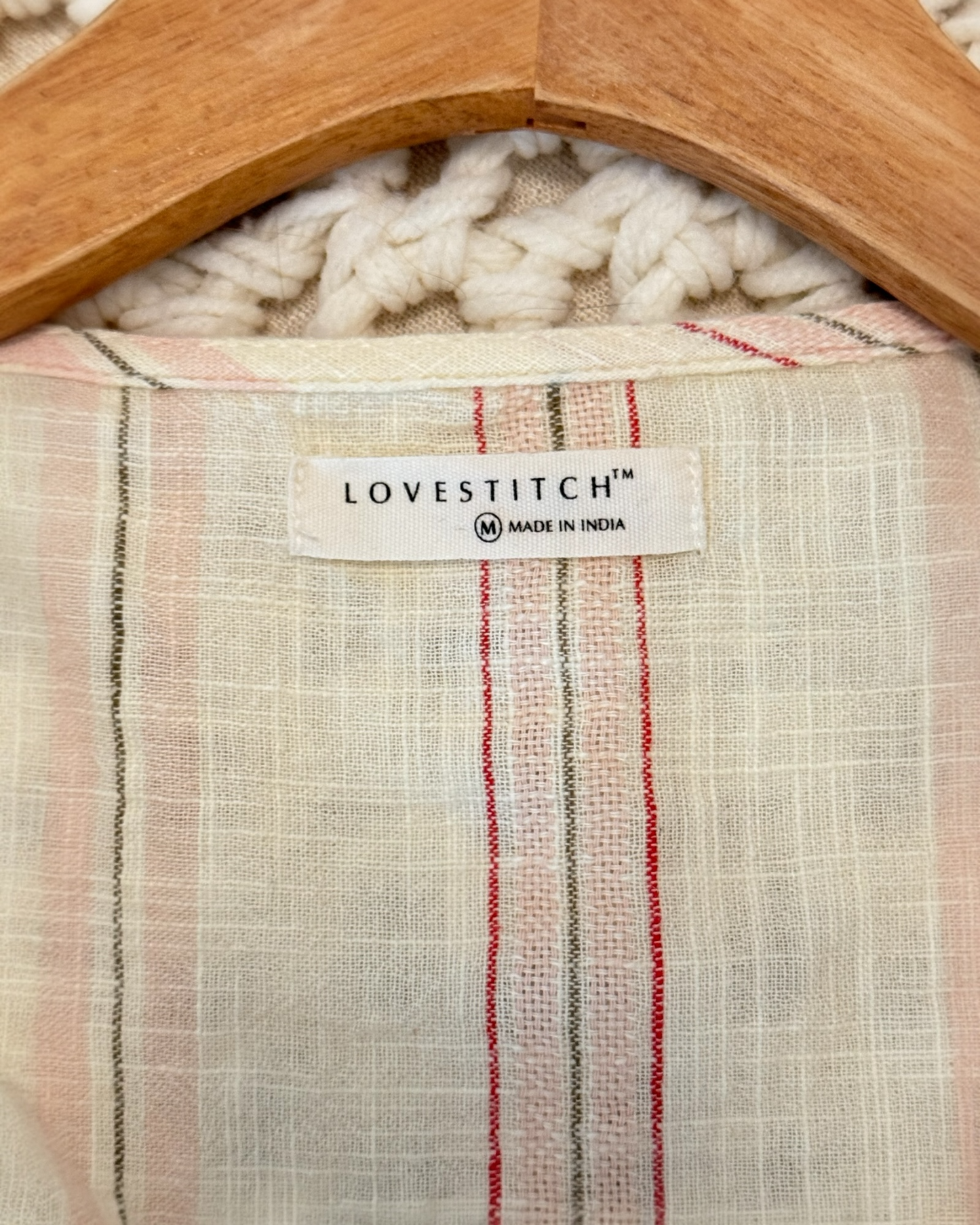 Lovestitch Cotton Bell-Sleeve Top (M)