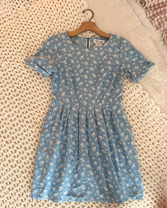 Madewell Cotton Floral Songbird Dress (2)