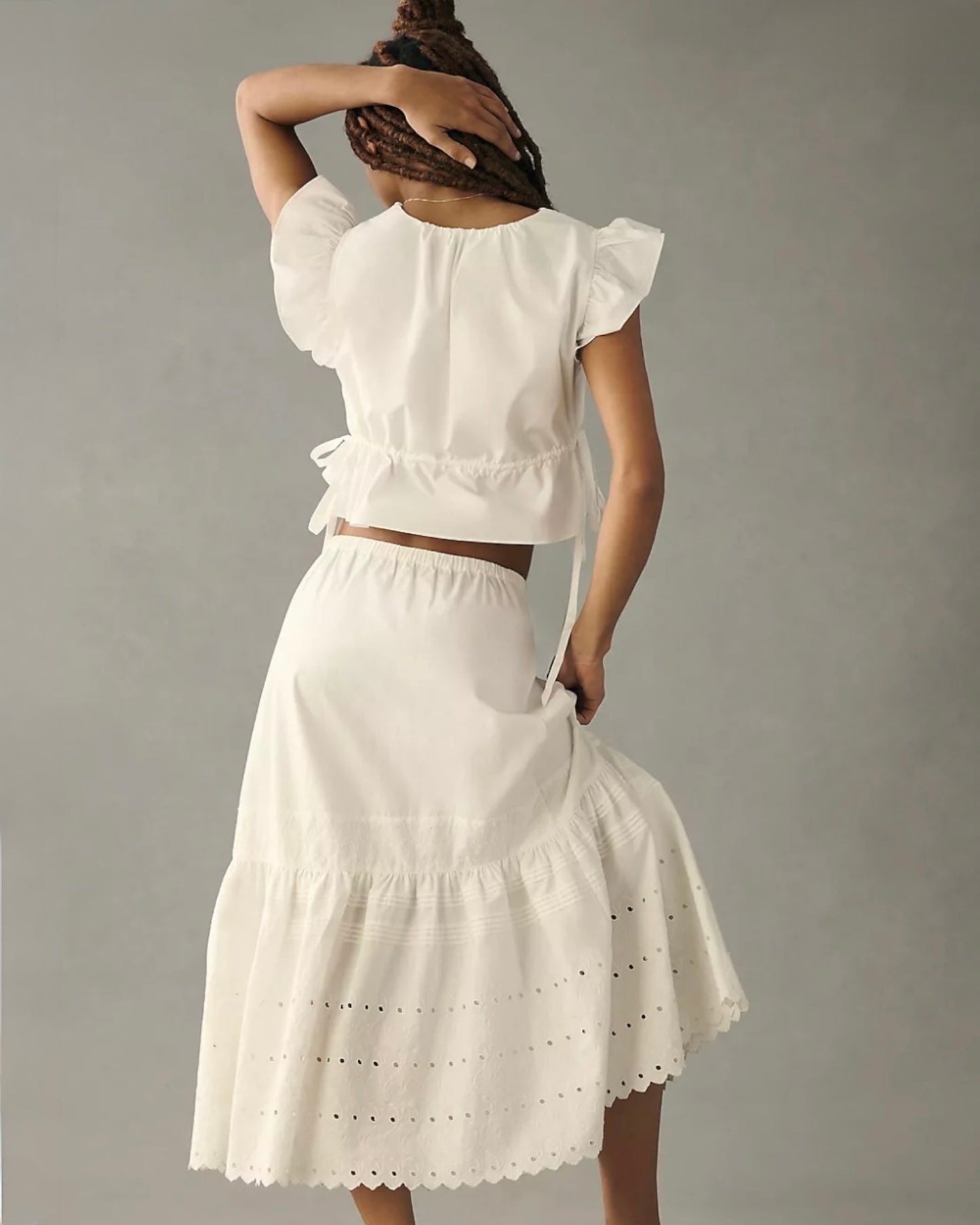 Anthropologie Eyelet Petticoat Skirt (XS-S/M)