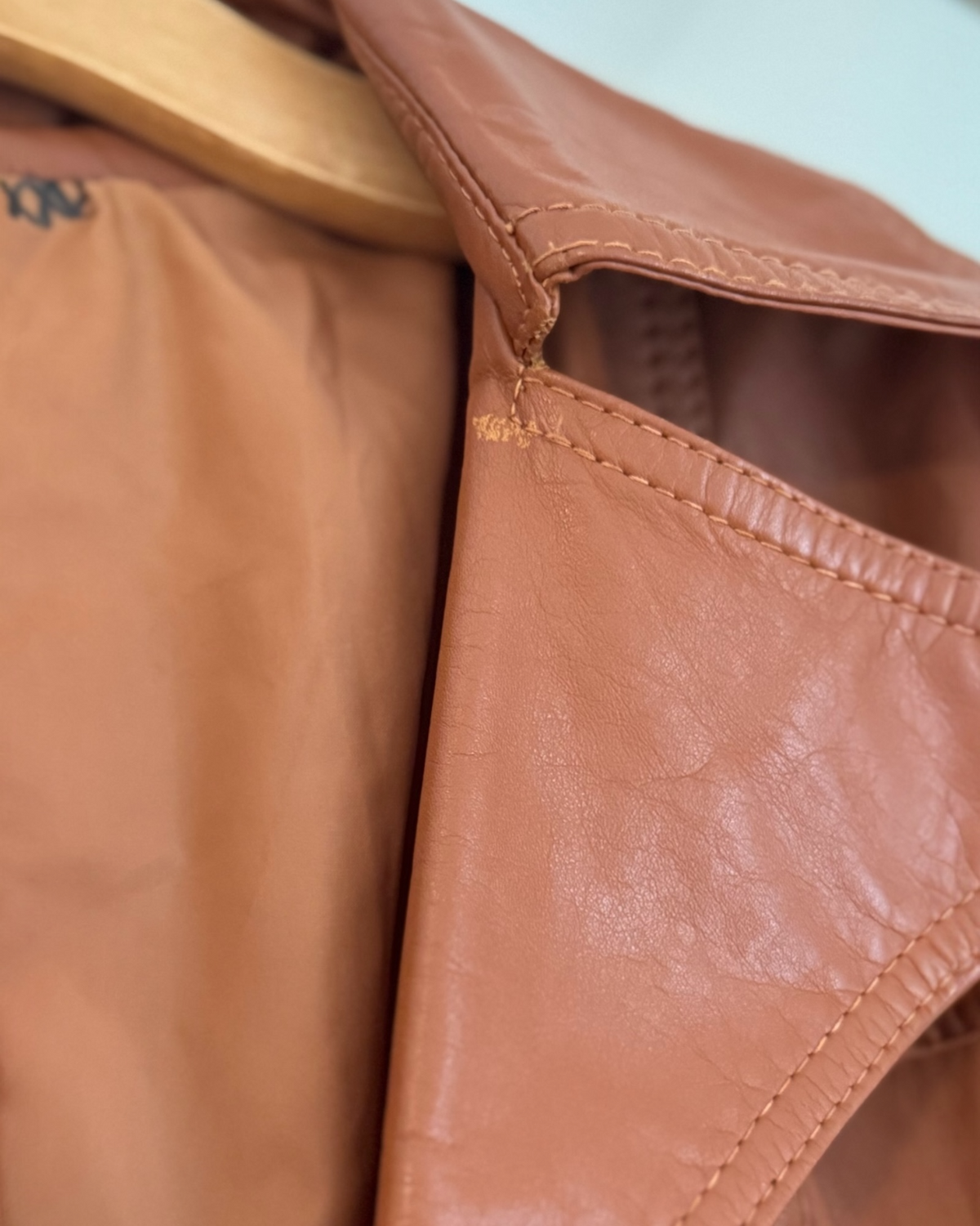 Vintage 1970s Leather Trench Coat (Vintage Sizing  7/8 | Modern Sizing 2-4)