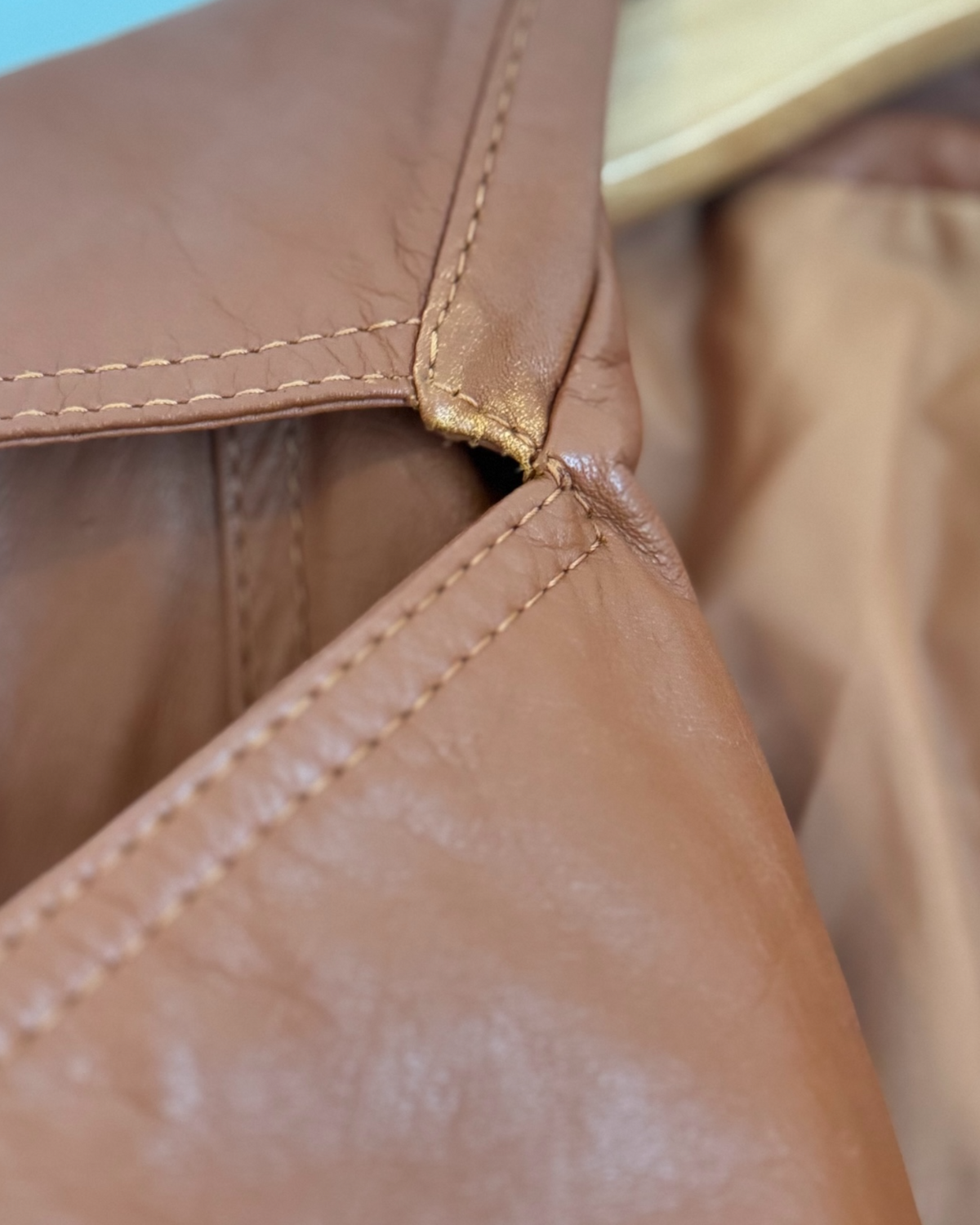 Vintage 1970s Leather Trench Coat (Vintage Sizing  7/8 | Modern Sizing 2-4)