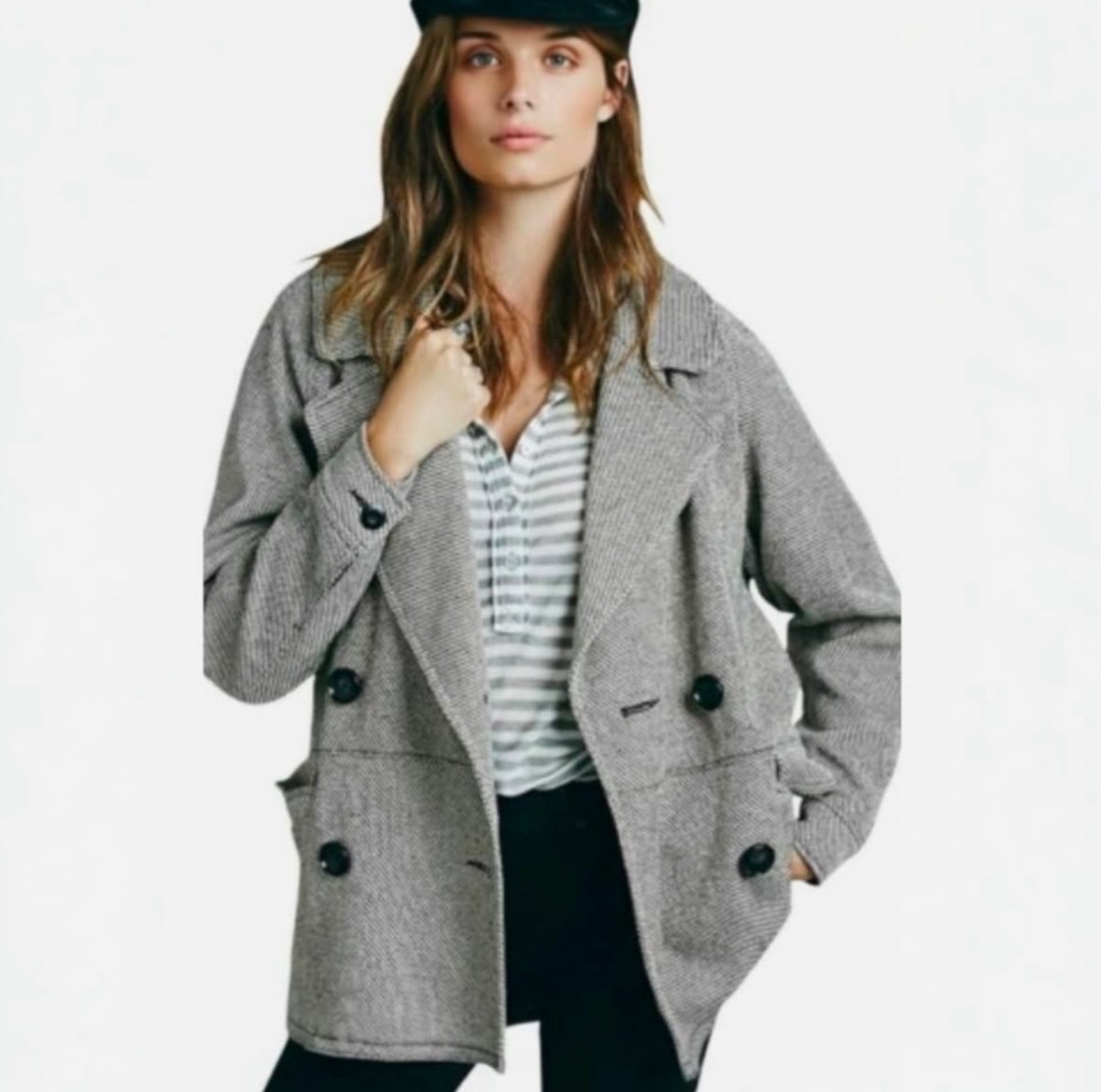 Free People Womens Oversized Peacoat (XS)