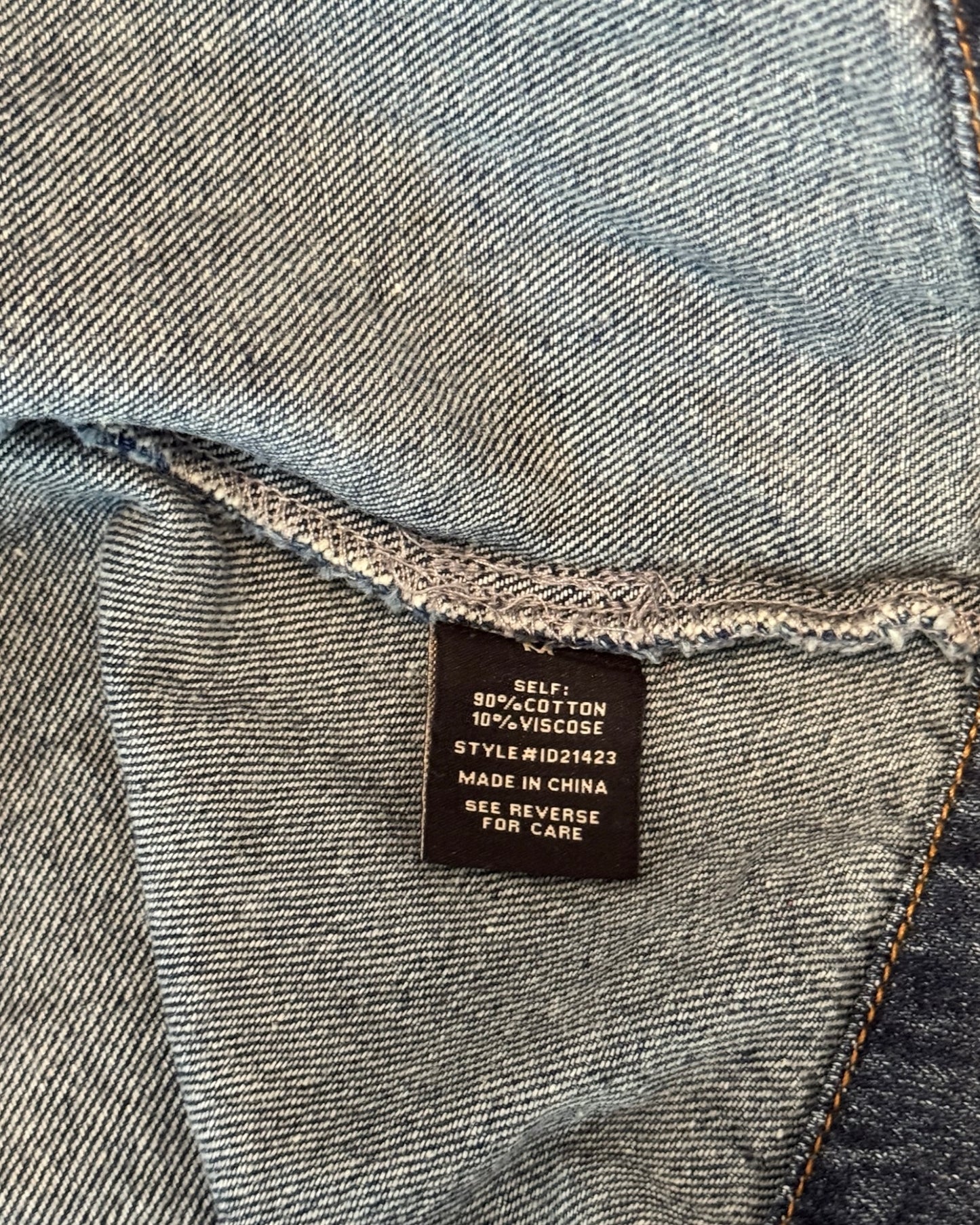 Washed-Denim Dress (M)